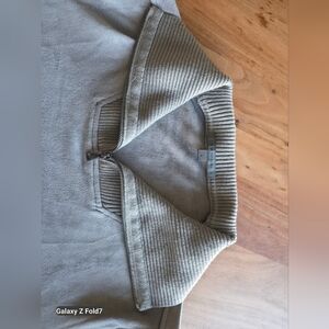 John Varvatos Men's Zip Up Gray Sweater